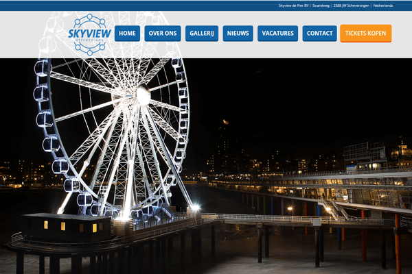 Skyview de Pier in Scheveningen kassasysteem door EK-Media